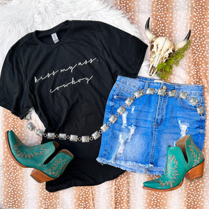 Kiss My Ass Cowboy Tee