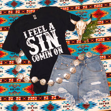 Load image into Gallery viewer, I Feel A Sin Coming On Graphic Tee
