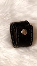 Load image into Gallery viewer, Black Leather Cuff Bracelet