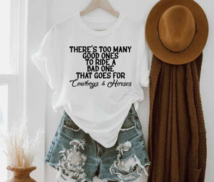 Cowboys & Horses Graphic Tee