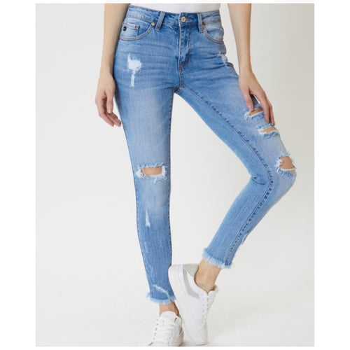 Memphis Kan Can Distressed Jeans