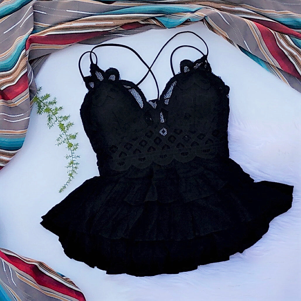 Black Bralette top