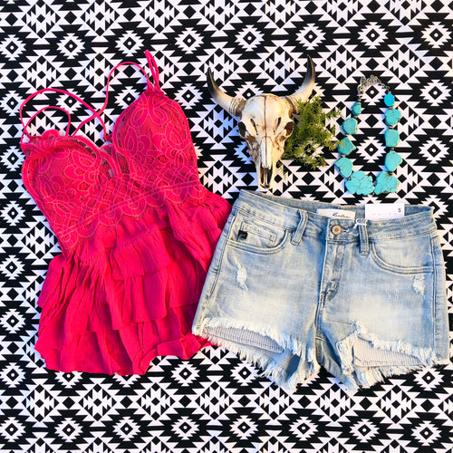 Hot Pink Bralette Top